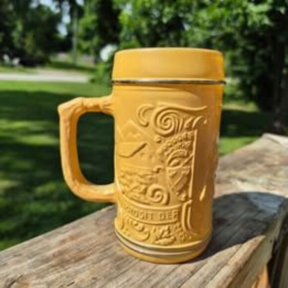 Vintage GEMUTLICHKEIT German Beer Stein Mug - Picture 1 of 7
